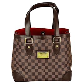 Louis Vuitton-Louis Vuitton Hampstead PM Damier Ebene Cabas en toile-Marron