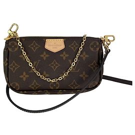 Louis Vuitton Pochette from Multi Pochette Shoulder Bag Brown