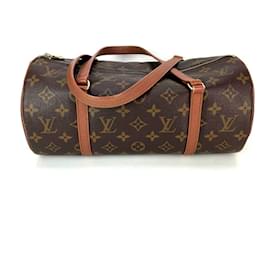 Louis Vuitton-Louis Vuitton Papillon 30 Monogram Vintage Handbag-Brown