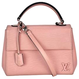 Louis Vuitton-Louis Vuitton Cluny BB Pink Epi Leather Top Handle Shoulder Bag-Pink
