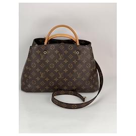 Louis Vuitton-Louis Vuitton Montaigne MM Monogramme Sac à bandoulière-Marron