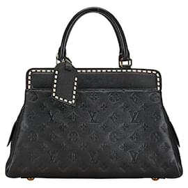 Louis Vuitton-Louis Vuitton Vosges Leather Handbag M41491 in good condition-Black
