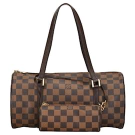 Louis Vuitton-Louis Vuitton Papillon 30 Canvas Handbag N51303 in good condition-Brown