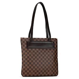 Louis Vuitton-Louis Vuitton Clifton Canvas Tote Bag N51149 in good condition-Brown