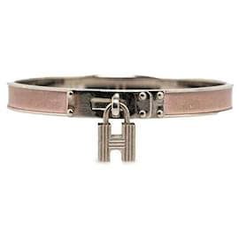 Hermès-Hermes Kelly H Lock Bracelet  Metal Bangle in Good condition-Silvery