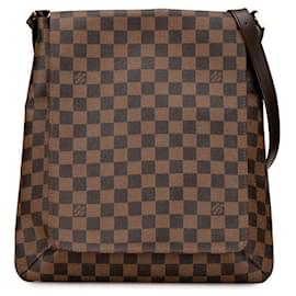 Louis Vuitton-Louis Vuitton Musette Salsa Sac bandoulière en toile N51302 en bon état-Marron