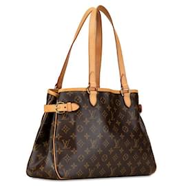 Louis Vuitton-Sac à bandoulière Louis Vuitton Monogram Batignolles Horizontal M51154 en très bon état-Marron