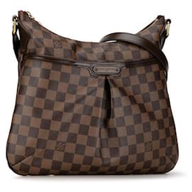 Louis Vuitton-Louis Vuitton Bloomsbury PM Sac à bandoulière en toile N42251 en bon état-Marron