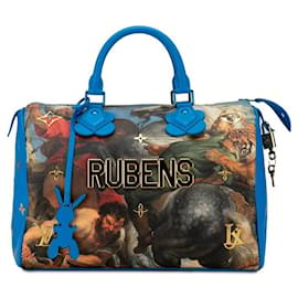 Louis Vuitton-Louis Vuitton Speedy 30 Canvas Handbag M43305 in excellent condition-Blue