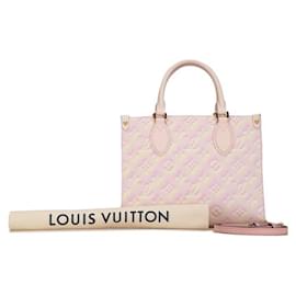 Louis Vuitton-Louis Vuitton Onthego PM Leather Tote Bag M46168 in excellent condition-Pink