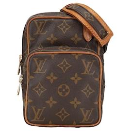 Louis Vuitton-Louis Vuitton Mini Amazon Canvas Crossbody Bag M45238 in good condition-Brown