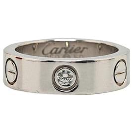 Cartier-cartier 18K Love Ring  Metal Ring in Good condition-Silvery