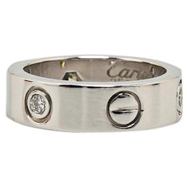 Cartier-cartier 18K Love Ring  Metal Ring in Good condition-Silvery