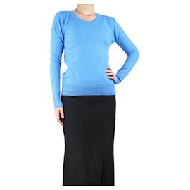 Autre Marque-Blue cashmere crewneck jumper - size S-Blue