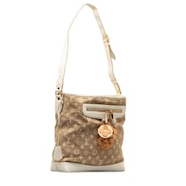 Louis Vuitton-Louis Vuitton Braunes Monogramm Sabbia Besace-Braun,Beige