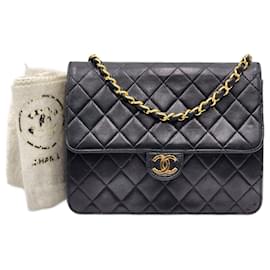 Chanel-Chanel Timeless Classic Quilted Single Flap-Black