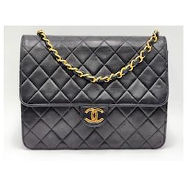 Chanel-Chanel Timeless Classic Quilted Single Flap-Black