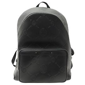 NEW BERLUTI TRIP ODYSEE SIGNATURE BACKPACK 224719 LEATHER BACKPACK Black
