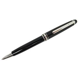 MONTBLANC MEISTERSTUCK CLASSIC PLATIN MB KUGELSCHREIBER2866 SCHWARZER HARZSTIFT Schwarz