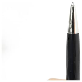 Montblanc-MONTBLANC MEISTERSTUCK CLASSIC PLATINUM MB BALLPOINT PEN2866 BLACK RESIN PEN-Black