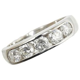 & Other Stories LuxUness Platinum Diamond Ring Metal Ring in Excellent condition Silvery