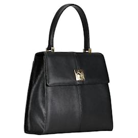 Yves Saint Laurent-Yves Saint Laurent Leather Handbag Leather Handbag in Good condition-Black