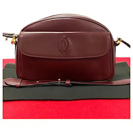 Cartier-Cartier Must de Cartier Crossbody Bag  Leather Crossbody Bag in Excellent condition-Red