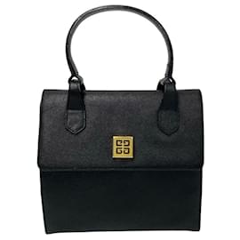 Givenchy-Givenchy Caviar Top Handle Bag  Leather Handbag in Good condition-Black