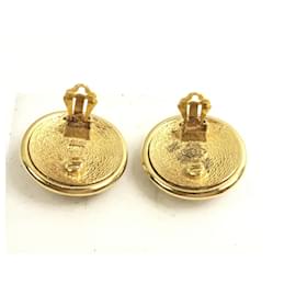 Chanel-1993P Mirror Clip on Earrings-Gold hardware