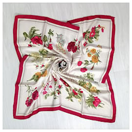 Hermès-Quai aux fleurs scarf Hermès 1952-Multiple colors