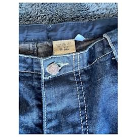 Giorgio Armani-Giorgio Armani Early 00s Cargo Blue Jeans-Blue