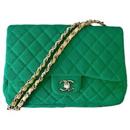 Chanel TIMELESS / Borsa a tracolla classica Verde