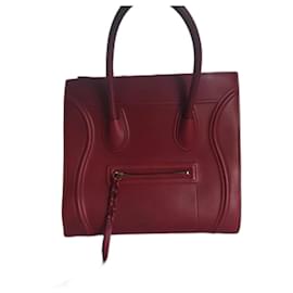 Céline-Luggage Phantom-Dark red