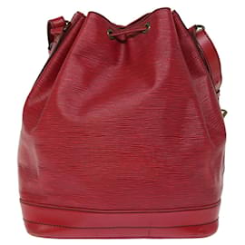 Louis Vuitton-LOUIS VUITTON Epi Noe Shoulder Bag Red M44007 LV Auth 76345-Red