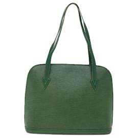 Louis Vuitton-LOUIS VUITTON Epi Lussac Sac Bandoulière Vert M52284 Auth LV 76026-Vert