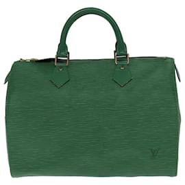 Louis Vuitton-Louis Vuitton Epi Speedy 30 Hand Bag Borneo Green M43004 LV Auth 77183-Other