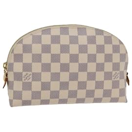 Louis Vuitton-LOUIS VUITTON Damier Azur Pochette Cosmétique GM Pochette N23346 Auth LV 76901-Autre