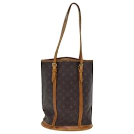 Louis Vuitton-LOUIS VUITTON Monogram Bucket GM Shoulder Bag M42236 LV Auth 75296-Monogram