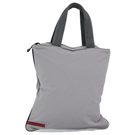 PRADA Sport-Einkaufstasche Nylon Grau Auth ep4219 Braun