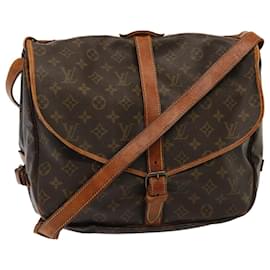 Louis Vuitton-Louis Vuitton-Monogramm Saumur 35 Umhängetasche M.42254 LV Auth 74931-Monogramm