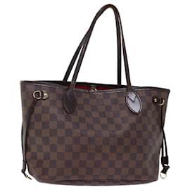 Louis Vuitton-LOUIS VUITTON Damier Ebene Neverfull PM Tote Bag N51109 LV Auth 76624-Other