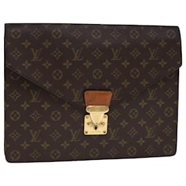 Louis Vuitton-LOUIS VUITTON Monogram Porte Documents Senatur Aktentasche M53335 LV Auth-Folge4418-Monogramm