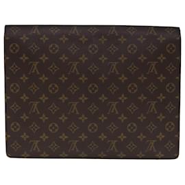 Louis Vuitton-LOUIS VUITTON Monogram Porte Documents Senatur Briefcase M53335 LV Auth ep4418-Monogram