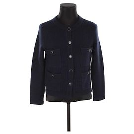 Eric Bompard Kaschmirjacke Marineblau