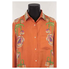 Autre Marque-Silk shirt-Orange