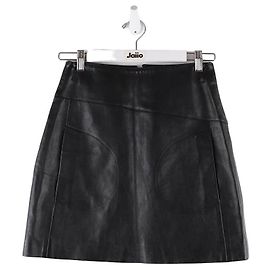 Bash minigonna in pelle Nero