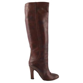 Bottega Veneta Botas de cuero Burdeos