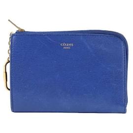 Céline-Leather wallet-Blue