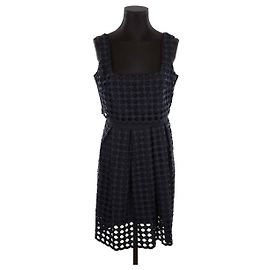 Roseanna vestido de algodón Azul