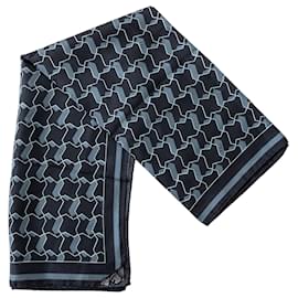 Dior-Dior Abstract Pattern Scarf-Grey